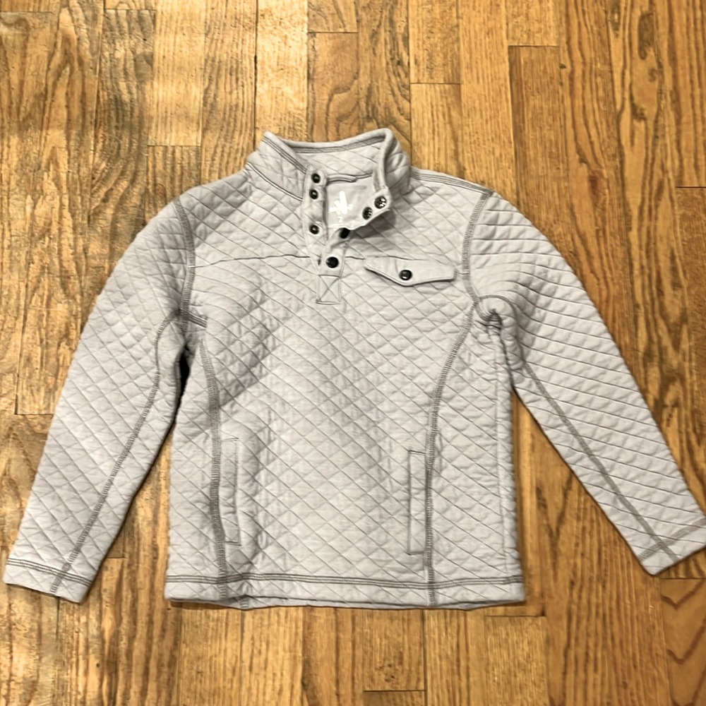 Great condition!! johnnie-O Kids Diego Quilted Henley Pullover